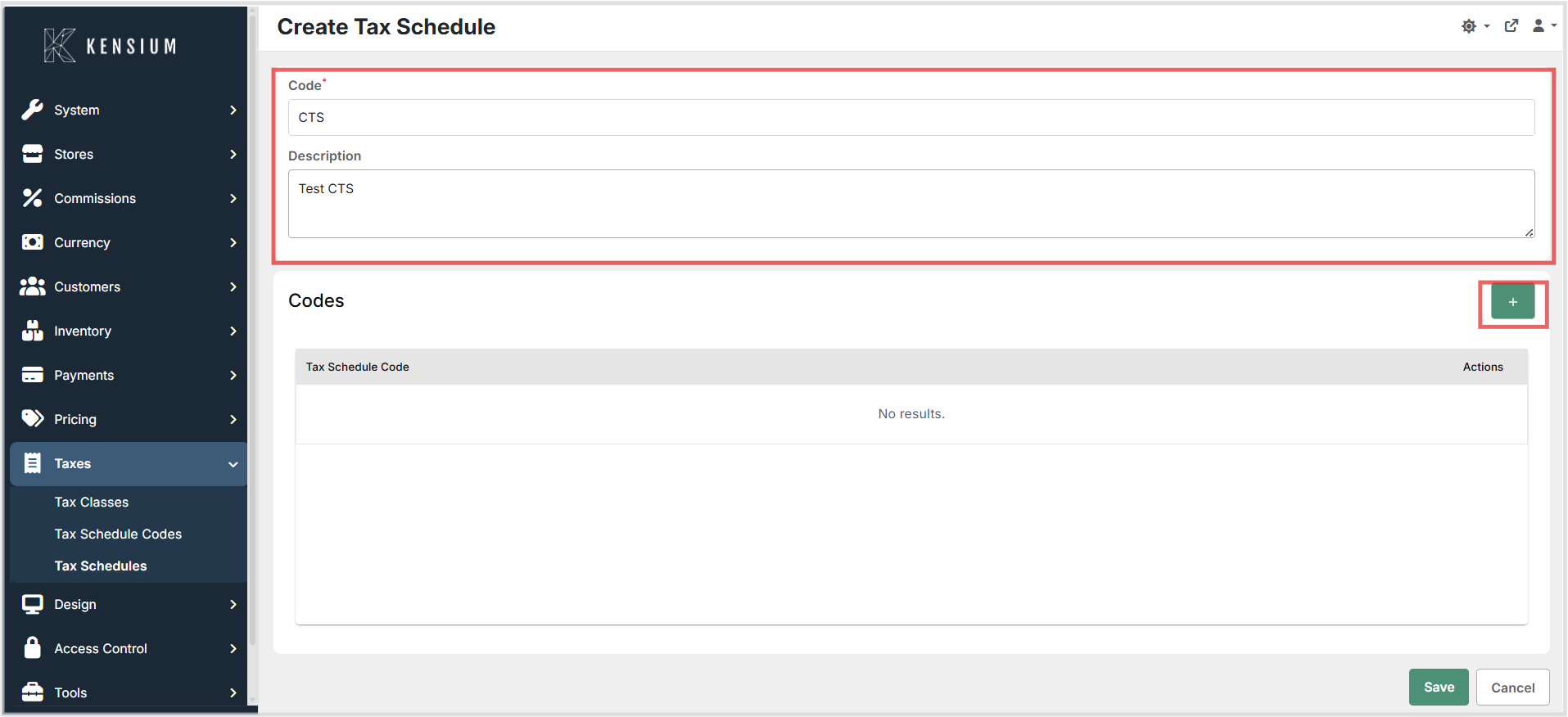 Tax Schedule Form