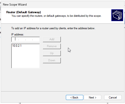 DHCP Router