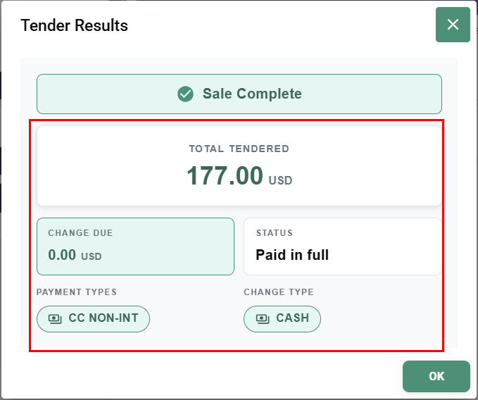 Transaction completion